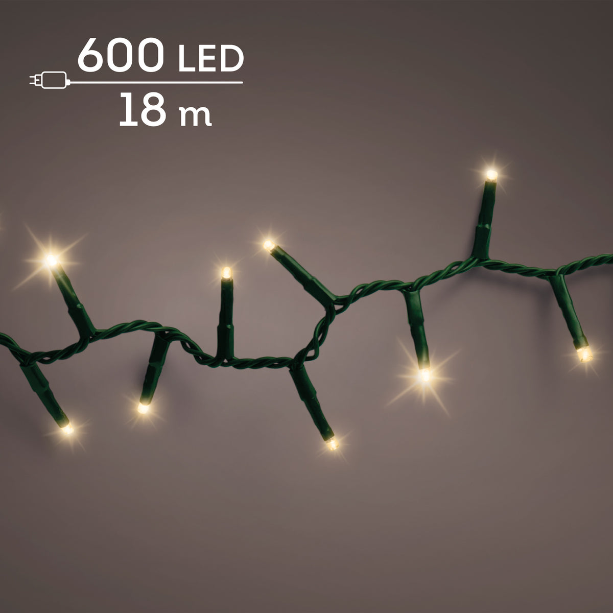 Kaemingk LED Compact lightssparkle effect outdoor 18m