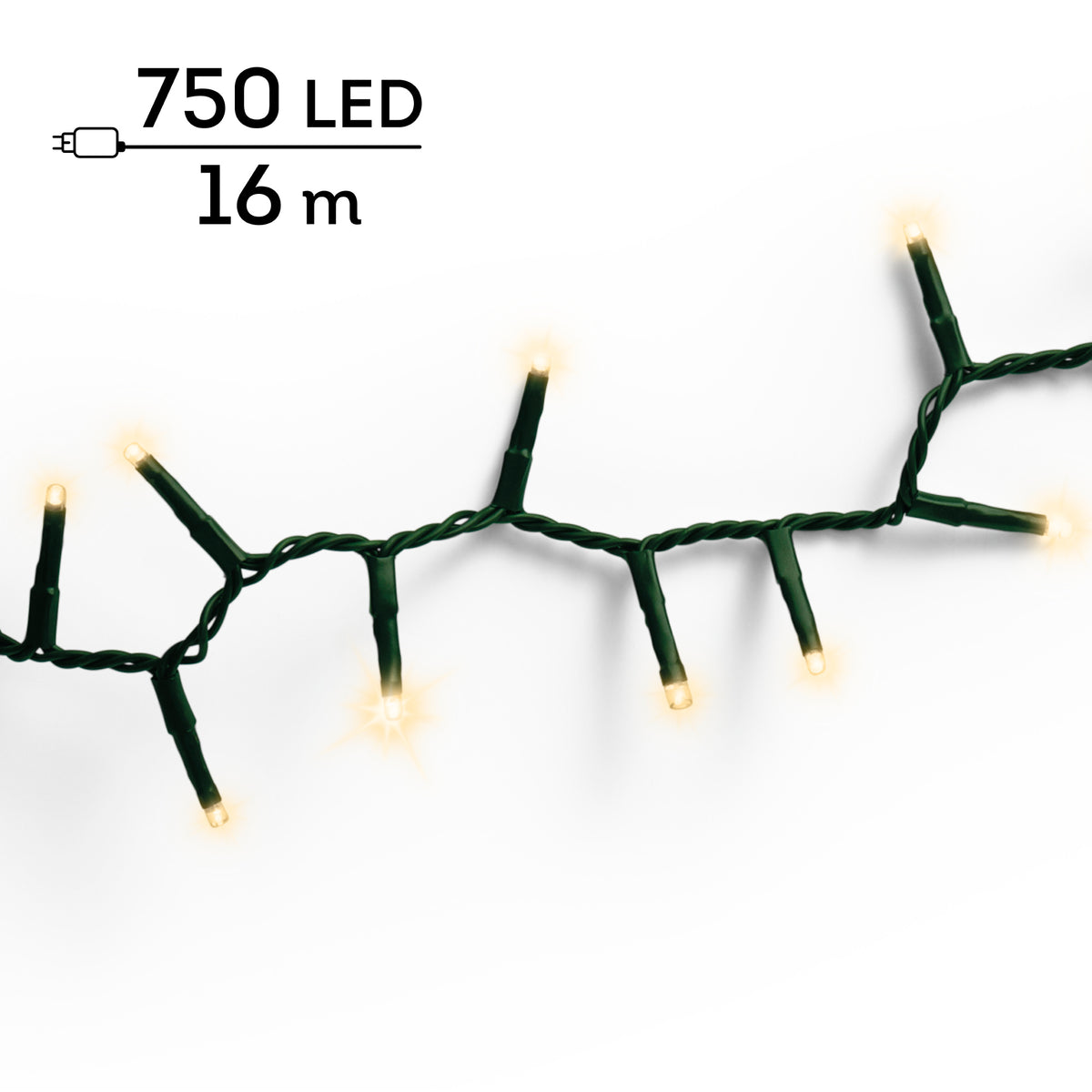Kaemingk LED Compact Lights 8 Functions Twinkle Outside 1600cm
