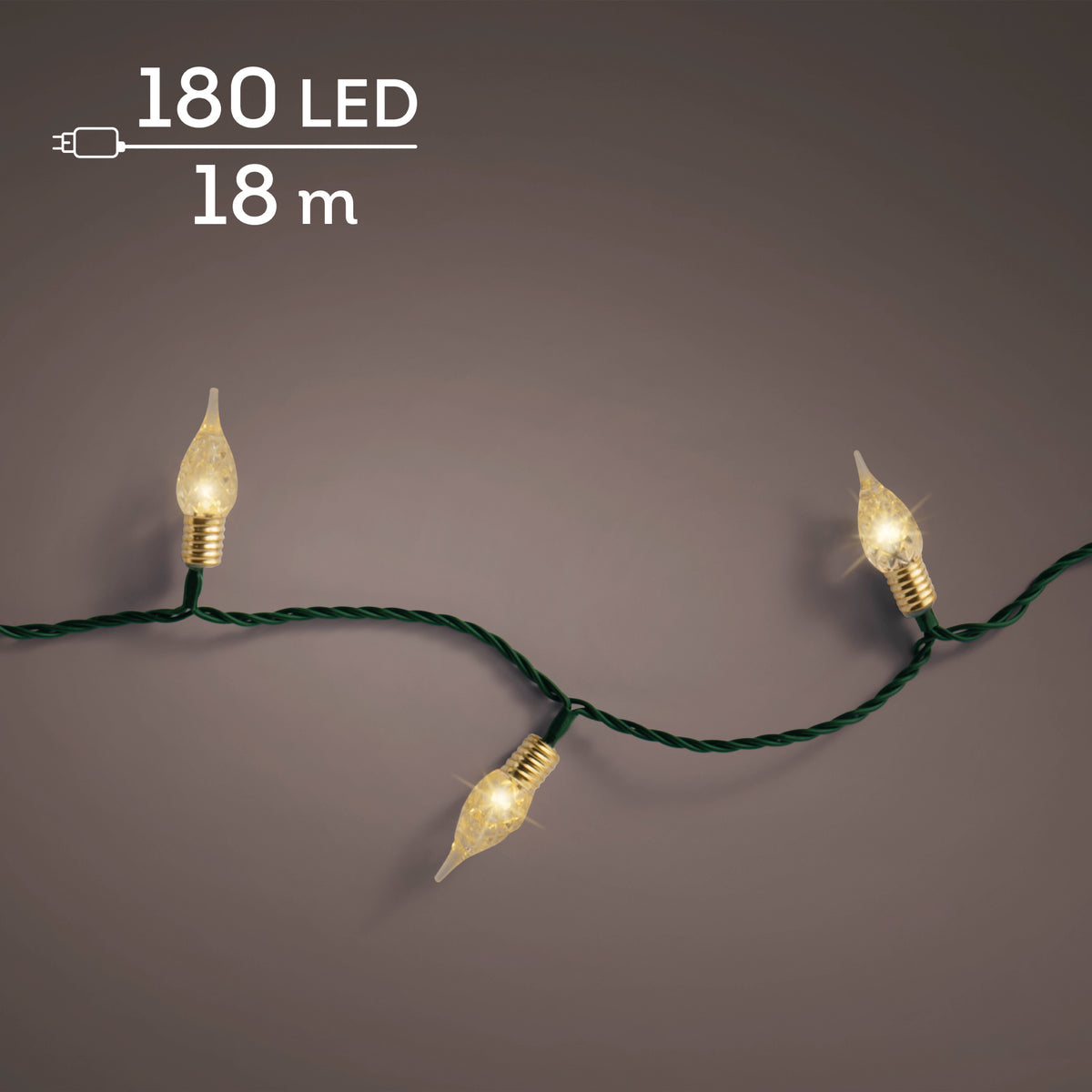 Kaemingk - Vintage Lights Twinkle 180 LED - 18m - Soft Gold - (IN/OUT DOOR)