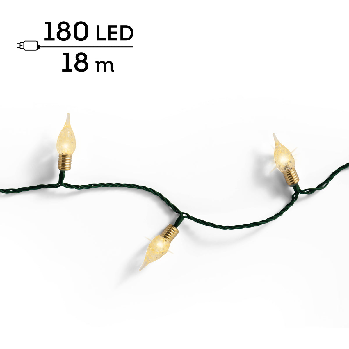 Kaemingk - Vintage Lights Twinkle 180 LED - 18m - Soft Gold - (IN/OUT DOOR)