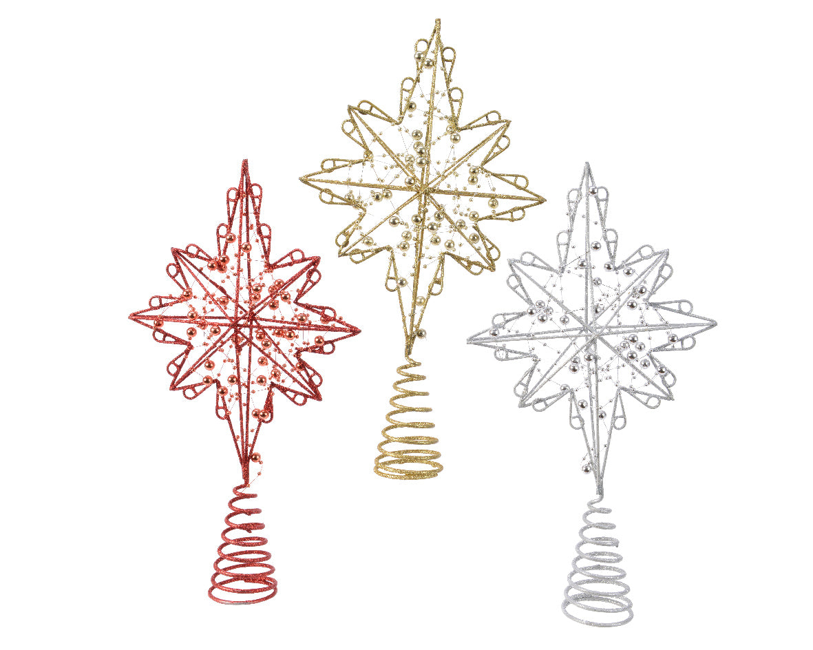 Kaemingk Treetopper Wire Glitter Pearls