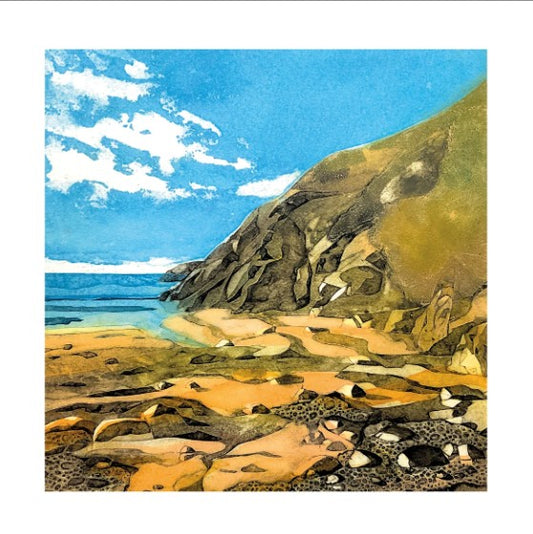 The Eco-Friendly Card Co 'Pebble Shadows' Blank Card
