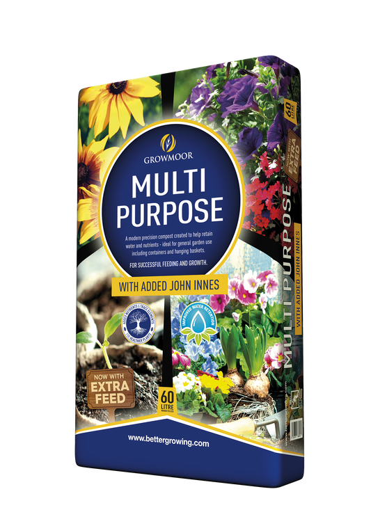 60L multi-purpose compost bag with added John Innes for seedlings and potting