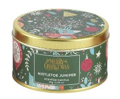 Kaemingk scented candle in a Tin - Mistletoe