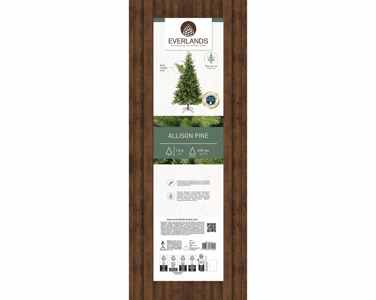 Kaemingk Allison Pine H120cm - Green