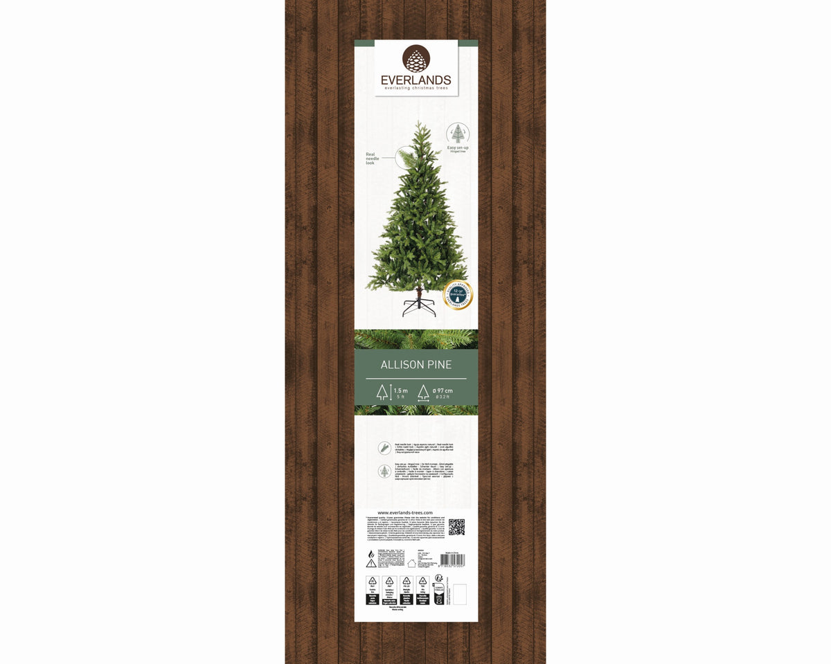 Kaemingk Allison Pine H150cm - Green
