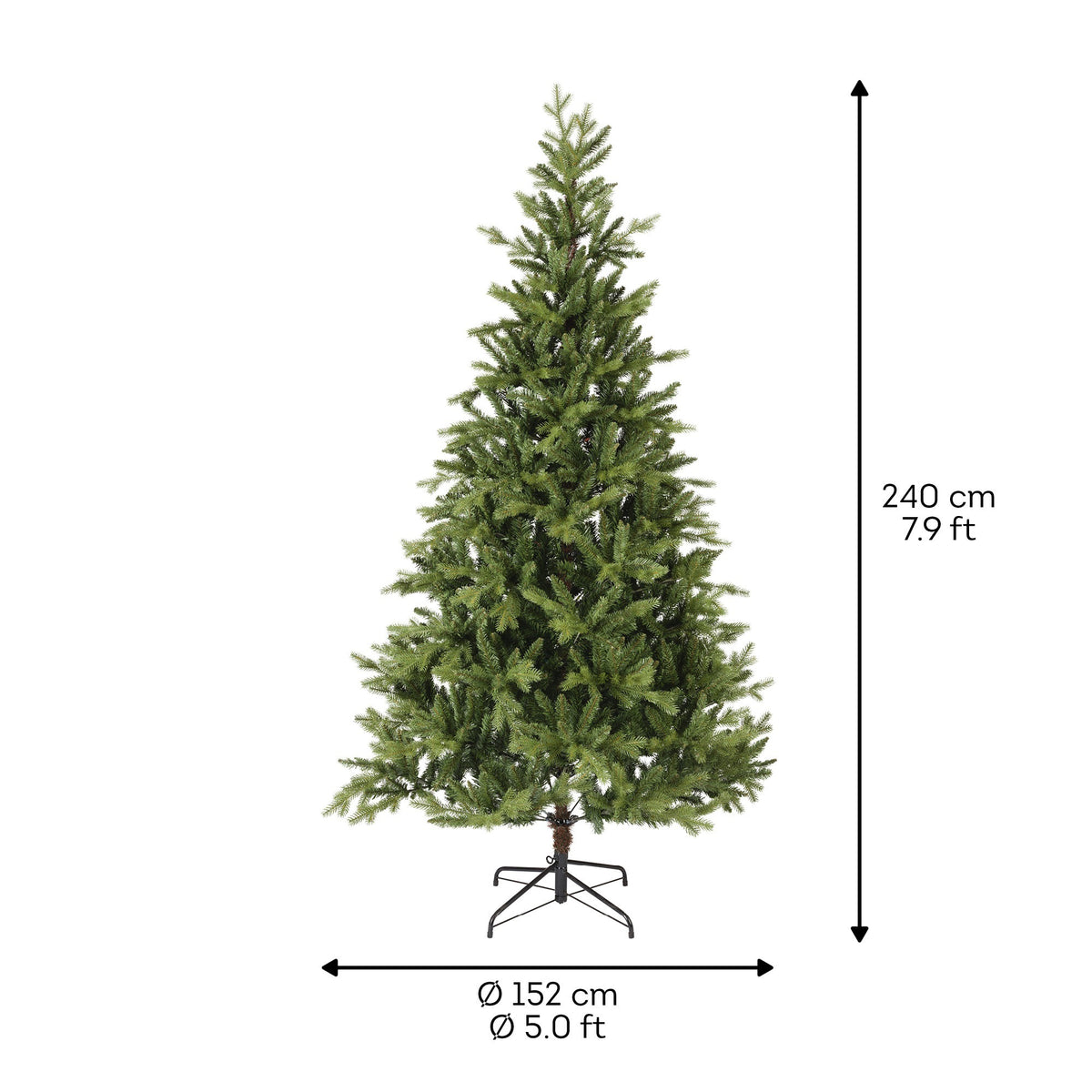 Kaemingk Allison Pine H240cm -  Green