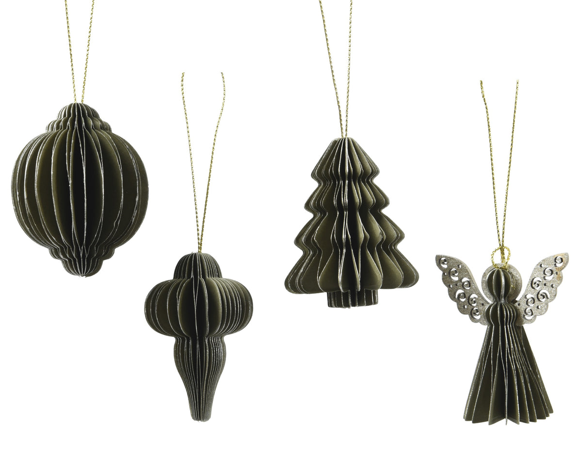 Kaemingk Paper Decs in Rosemary Green