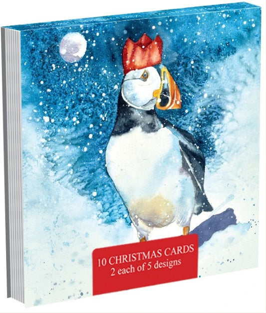 The Eco-Friendly Card Co Rachel Toll Christmas Cards 10 Pack