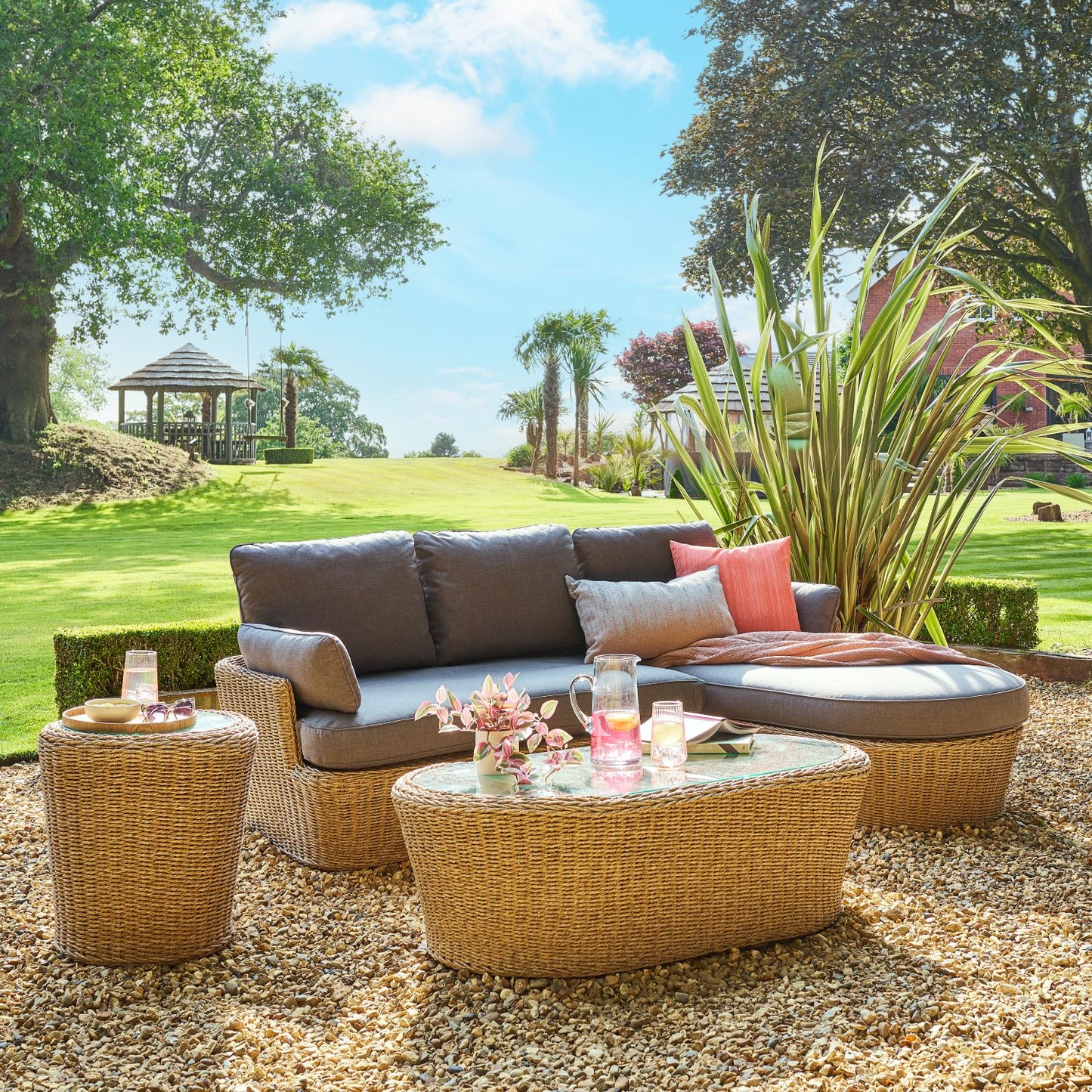 Alexander Rose Palermo Deluxe Chaise Set
