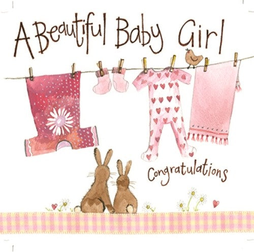 A Beautiful Baby Girl Card