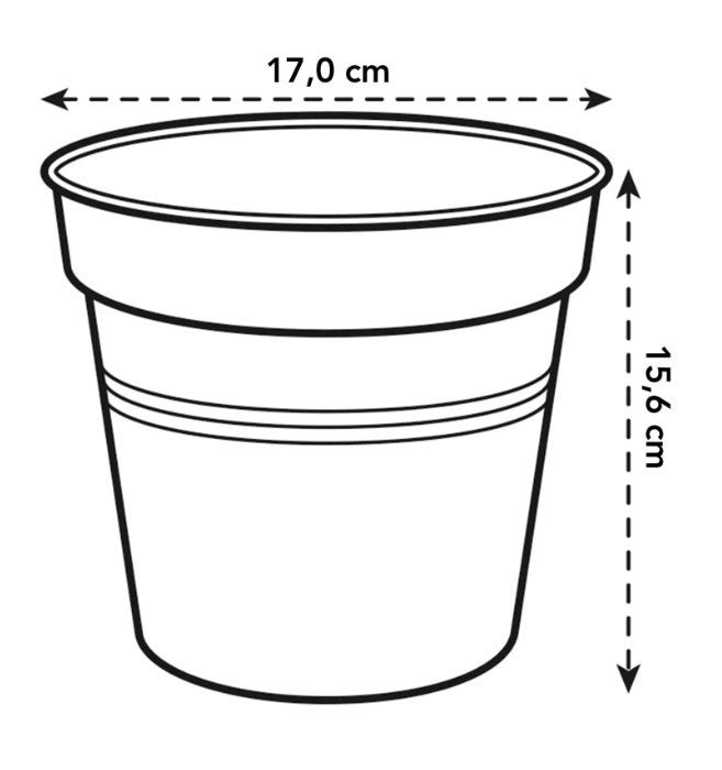 Elho Green Basics Growpot Mild Terra 17cm