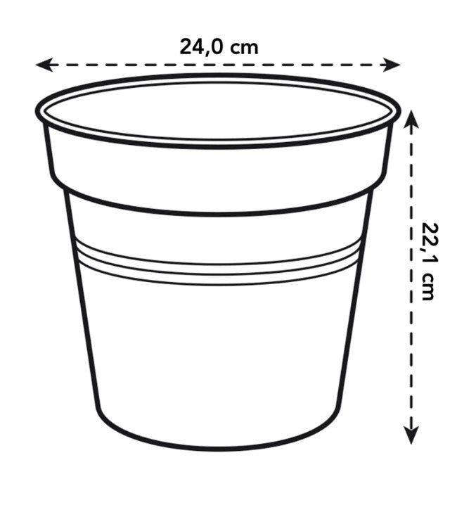 Elho Green Basics Growpot Mild Terra 24cm
