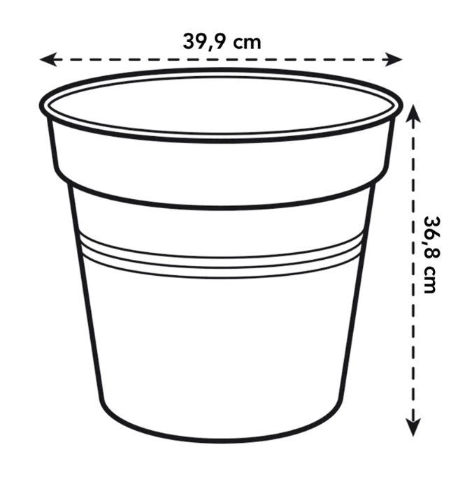 Elho Green Basics Growpot Stone Green 40cm