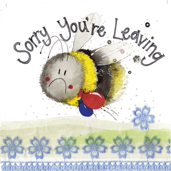 Bee Leaving Card