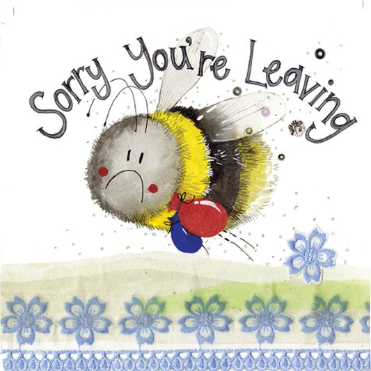 Bee Leaving Card