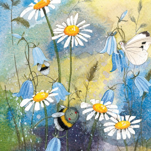 Bee & Daisies Card
