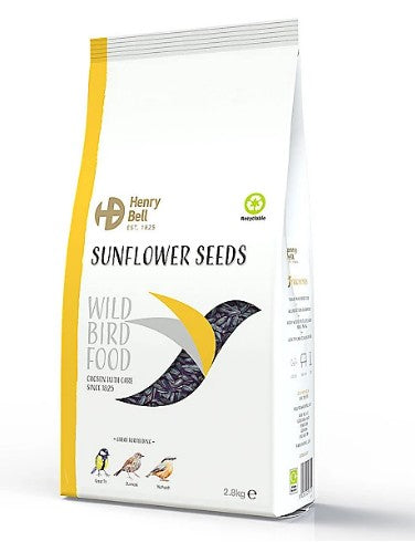Henry Bell Black Sunflower Seeds 2.8kg