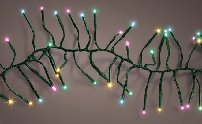 Kaemingk - Cluster Twinkle -  Multi Colour - 1512 LED Lights - 14m - Indoor/Outdoor