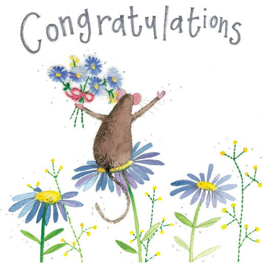 Congratulations Mouse Card