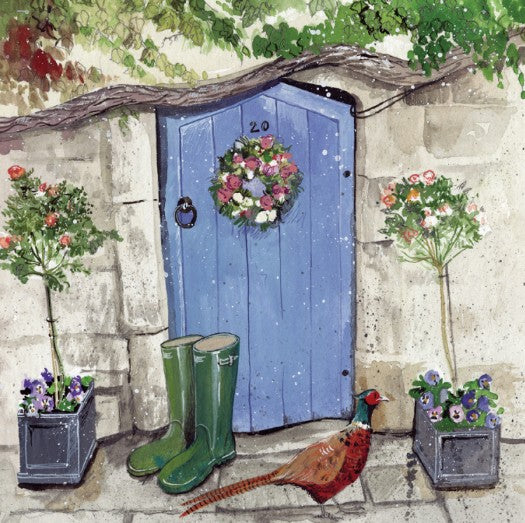 Cottage Door Card