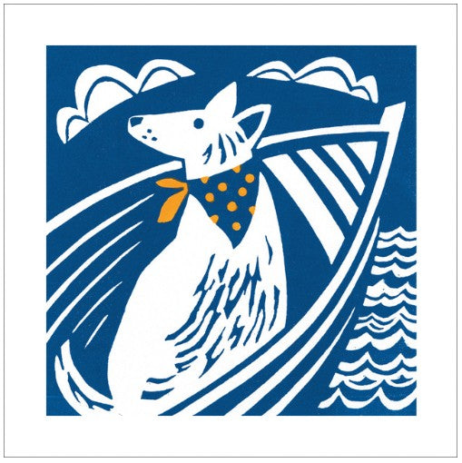 Dog Afloat II Eco-Card