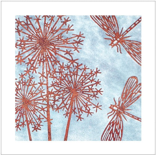 Dragonflies & Seedheads Eco-Card