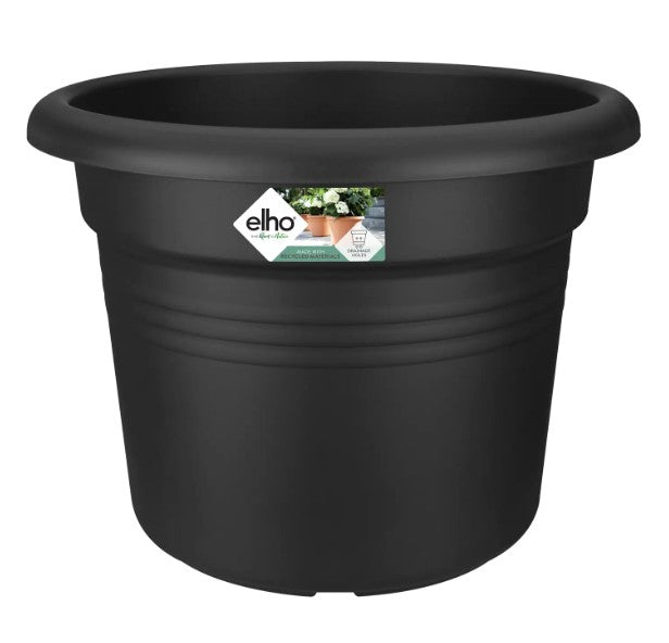 Elho Green Basics Cylinder 30cm Living Black