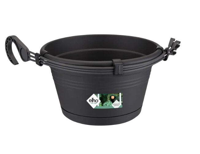 Elho Green Basics Hanging Basket 28cm Living Black