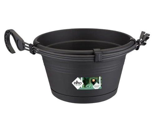 Elho Green Basics Hanging Basket 28cm Living Black