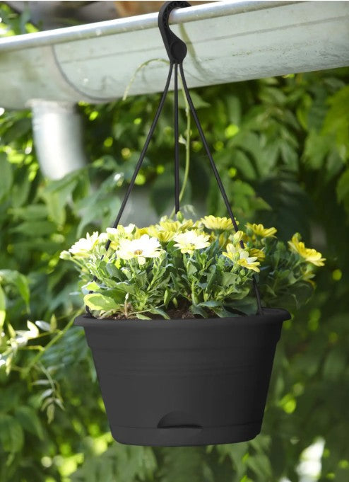 Elho Green Basics Hanging Basket 28cm Living Black