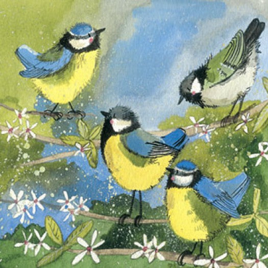 Great Tits Card