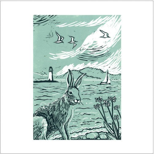 Hare on Shore Eco-Card