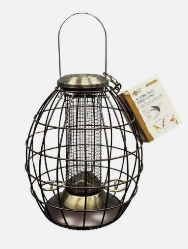 Henry Bell Heritage Gold Squirrel Proof Peanut Feeder