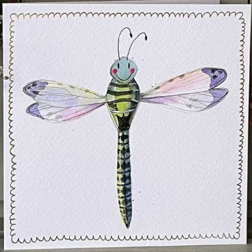 Large Dragonfly Card