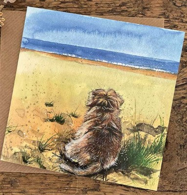 Looking Out To Sea Card