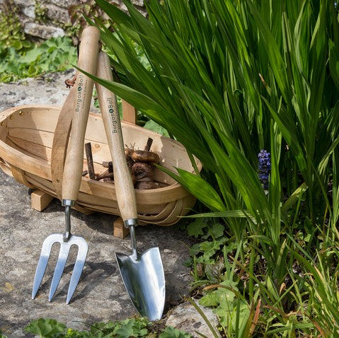 Burgon & Ball Stainless Mid Handled Hand Fork