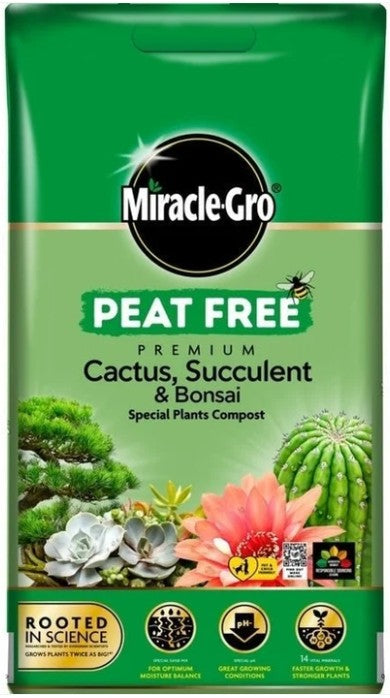 Miracle-Gro Cactus Succulent & Bonsai Compost 10L