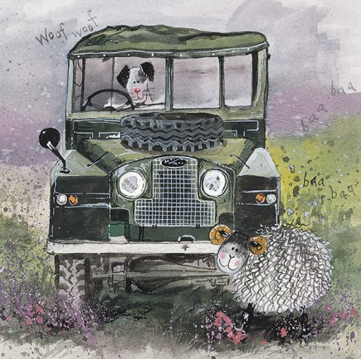 Alex Clark 'Landrover' AC34 Blank Card