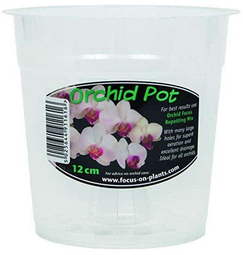 Clear Orchid Pot 12cm