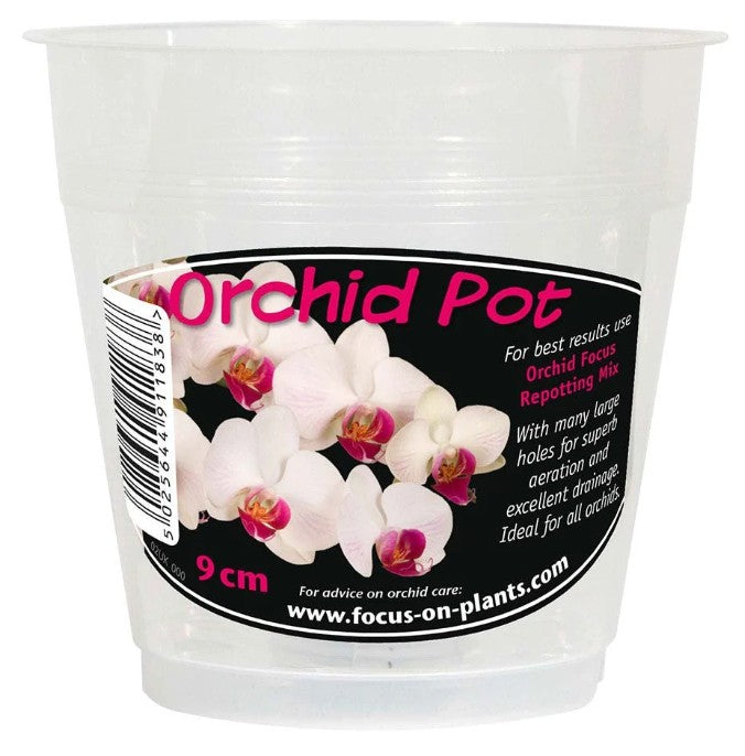 Clear Orchid Pot 9cm