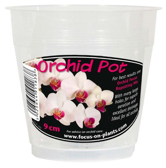 Clear Orchid Pot 9cm
