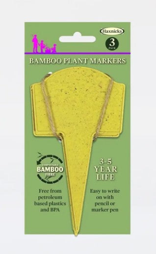 Haxnicks Bamboo Plant Markers 3 Pack