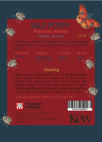 Thompson & Morgan Kew 'Poppy' seeds