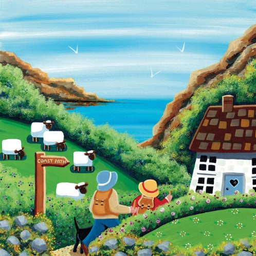 Walking The Coast Path Eco-Card