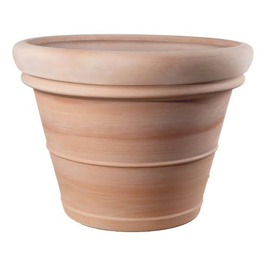 Deroma Tuscany Double Rim Terracotta pot 70cm diameter