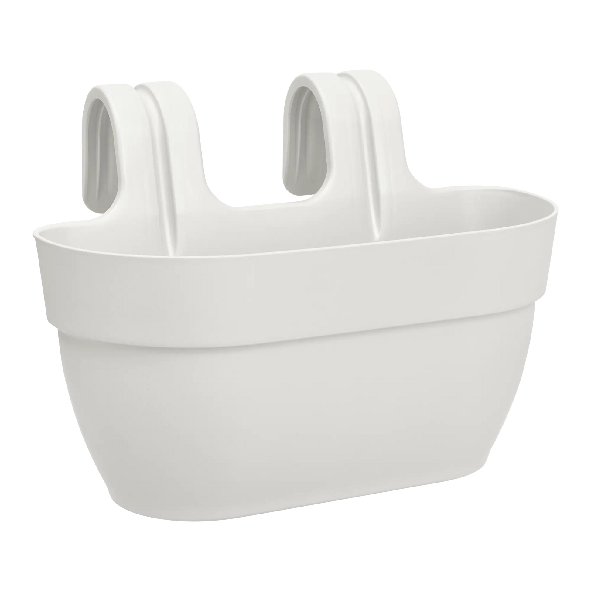 Vibia Campana 36cm silky white easy-hanger planter with built-in hanging loop