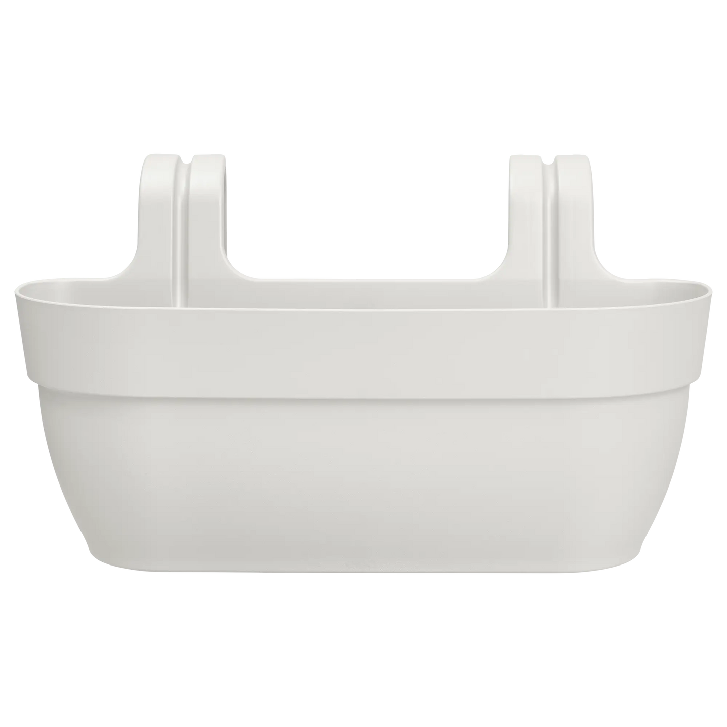 Vibia Campana Easy Hanger 46cm silky white hanging planter with smooth finish and integrated hook