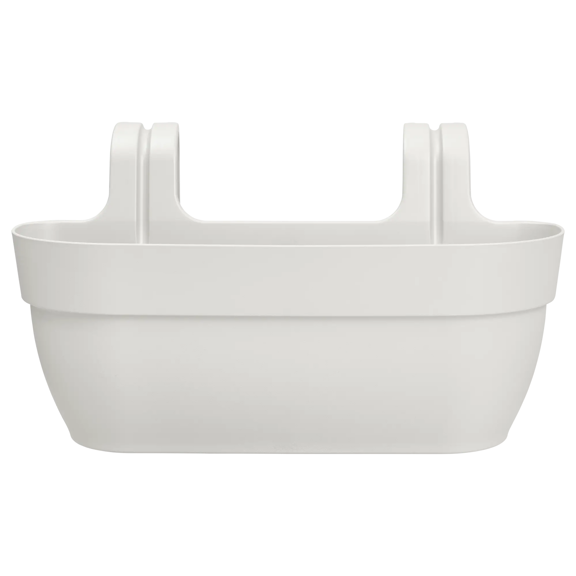 Vibia Campana Easy Hanger 46cm silky white hanging planter with smooth finish and integrated hook