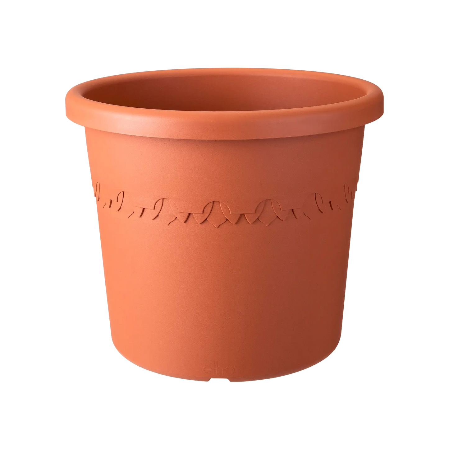 Algarve Cilindro Terra terracotta cylindrical garden planter pot with smooth finish